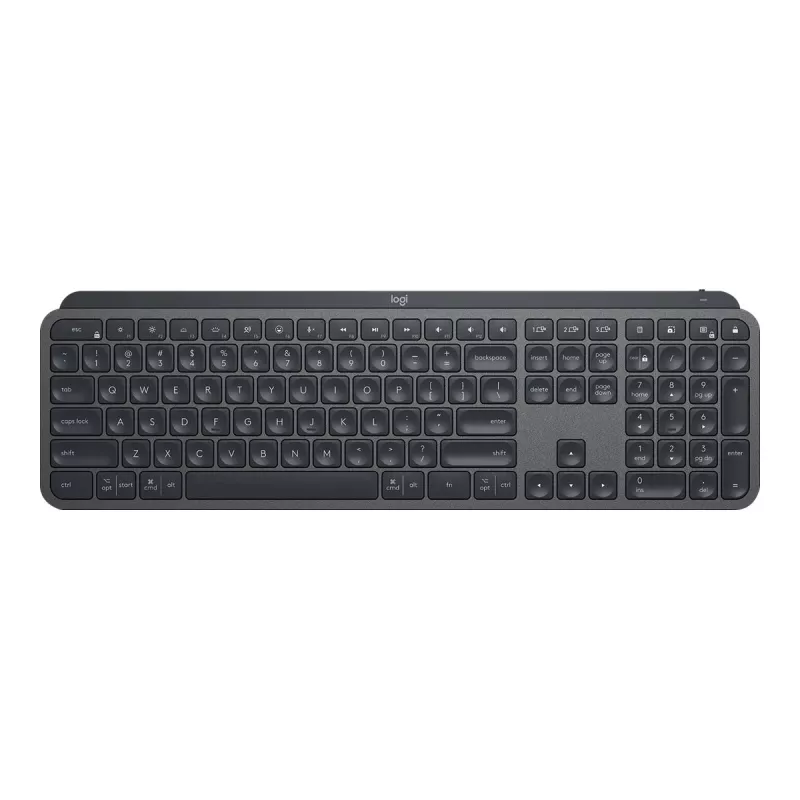Logitech MX Keys Combo for Business - Keyboard-and-Mouse-Set - backlit - Wireless - Bluetooth LE - QWERTY - GB - Graphite