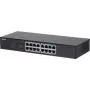 Dahua Technology S3016-16GT network switch Unmanaged L2 Gigabit Ethernet (10/100/1000) Desktop/Wall-Mounting Black