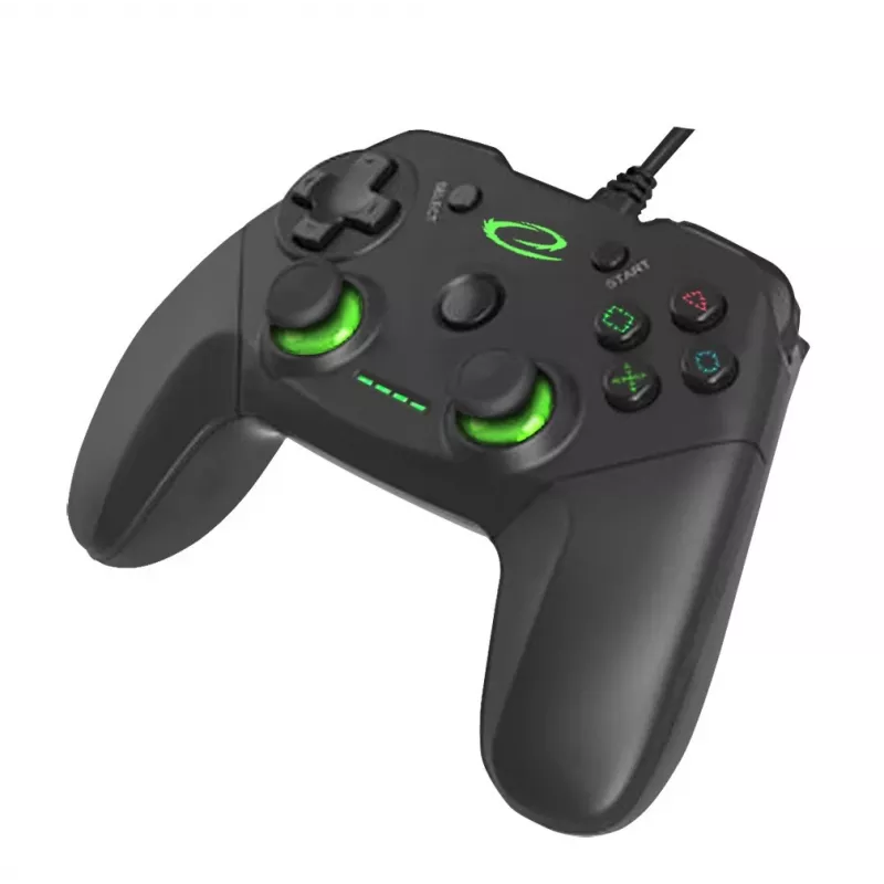 Gamepad ESPERANZA EGG110K wired USB with vibration, 12 buttons, 1.5 m cable — for PC and PS3