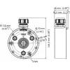 Junction box Hikvision DS-1280ZJ-TR13 Outdoor Black Silver 1kg