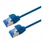 ROLINE Patch Cable Cat.6A (Class EA) S/FTP (PiMF), LSOH, PoE, Blue, 1,5 m