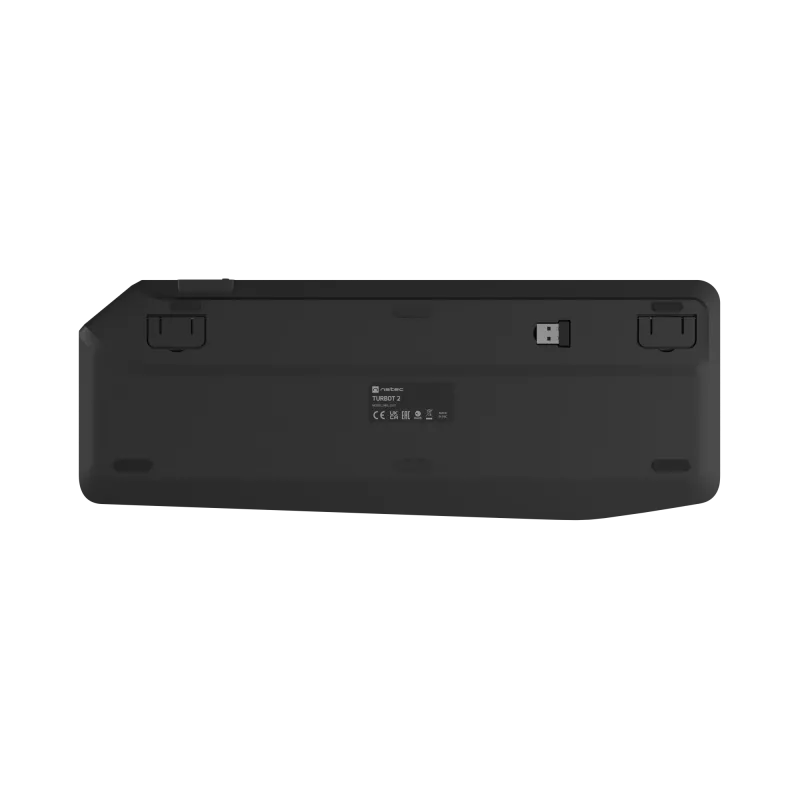Natec Turbot 2 | Keyboard | Wireless | US | Bluetooth | Black/Gray