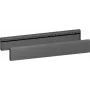 Trim panel Rittal VX 8660.034 Black Steel 800mm Depth 100mm Height