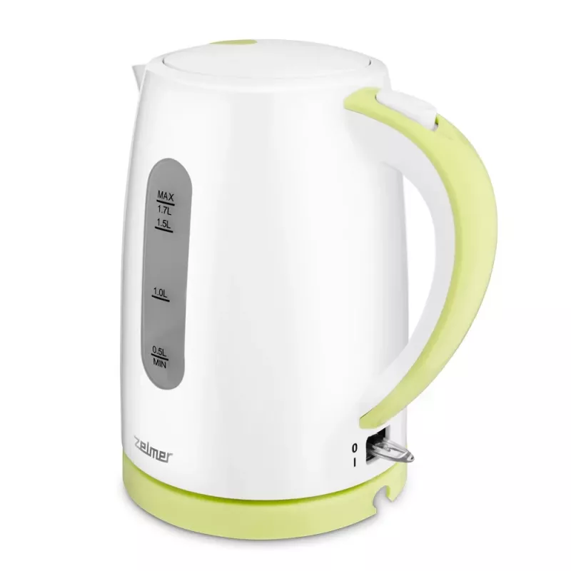 Electric kettle Zelmer 1.7 L 2200 W White Yellow