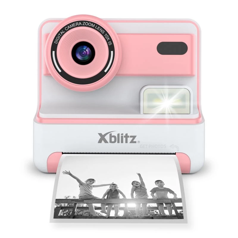 Xblitz FLASH PINK Instant Camera with Thermal Printer for Children