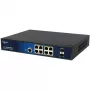Managed 10-port PoE Switch ALLNET ALL-SG8610PMJ with 8 PoE+ ports and 2 uplink ports