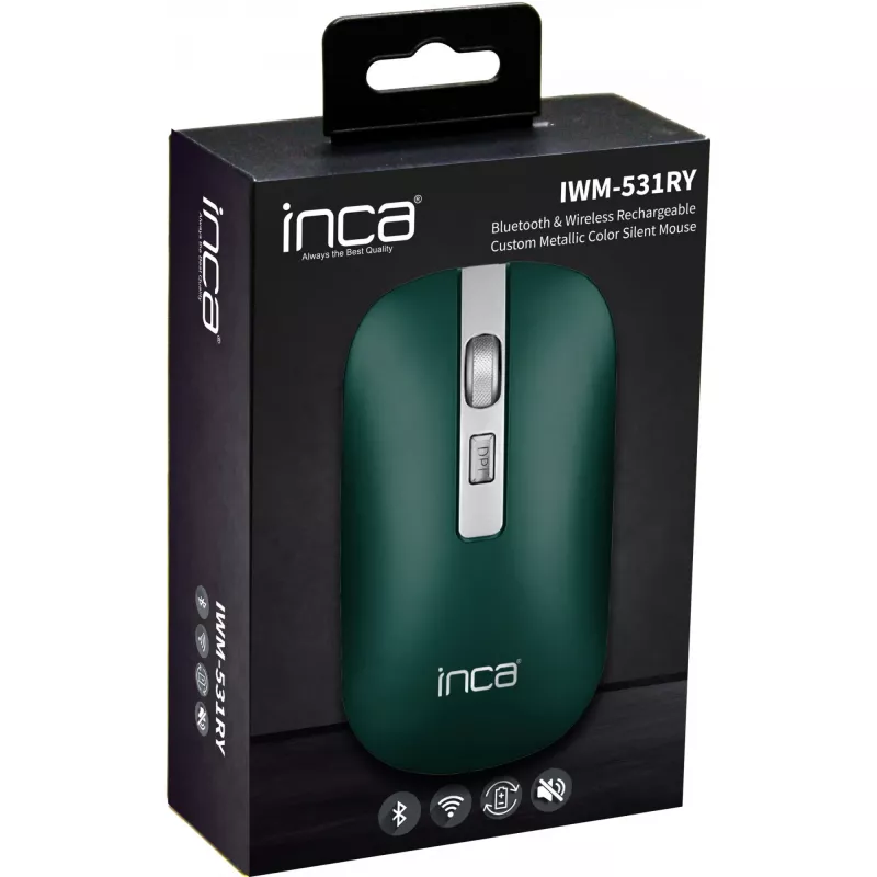 Cian Technology GmbH Mouse INCA IWM-531RY Bluetooth & Wireless Battery Silent GN retail - Mouse
