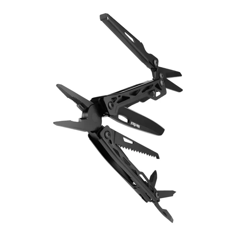 Multitool Nextool NE20151 — 11-in-1 folding multitool, black, folded length 10.6 cm, weight 256 g, depth 21 mm, width 36 mm