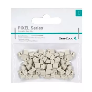 Rubber pads DeepCool PIXEL — universal chassis anti-vibration pads, 9.8 g each, pack of 100, grey