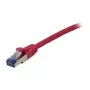 Patch cable RJ45 - CAT6A 500Mhz - 0.5m - pink - S-STP(S/FTP) - component tested(GHMT certified) - AW