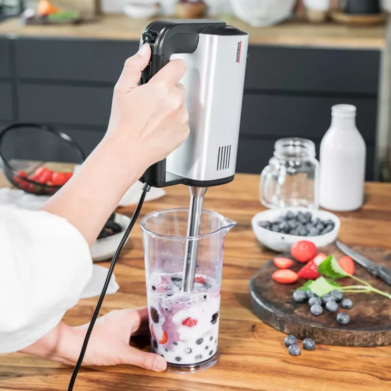 Gastroback 40983 Design Handmixer Pro, Black/Silver