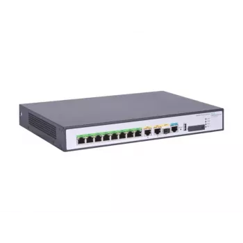 Hewlett Packard Enterprise HPE FlexNetwork MSR958X - Router 8-Port-Switch - 1GbE - WAN-Ports: 6 - Wi-Fi - rack-mountable (S0P11A)