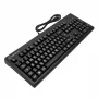 Mechanical keyboard LogicKeyboard XL-Print White on Black TITAN DE PC — German layout