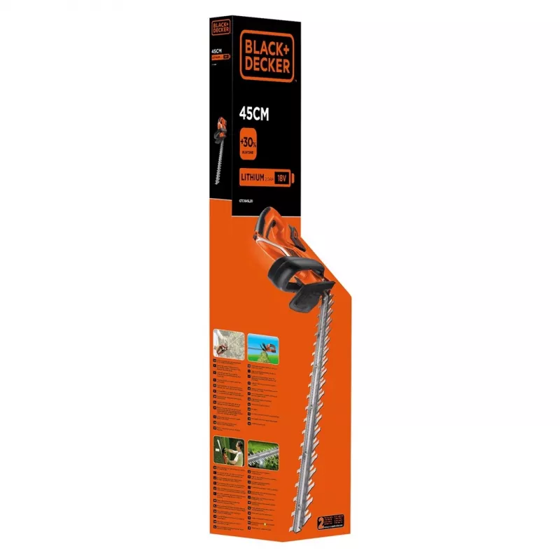 Black & Decker GTC1845L20 Battery-Hedge Trimmer Double Blade 2600g (B667995)