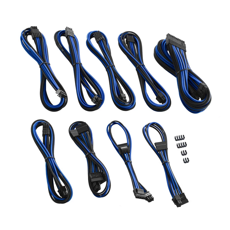 CableMod C-Series PRO ModMesh Cable Kit for Corsair AXi/HXi/RM (Yellow Label) - black/Blue