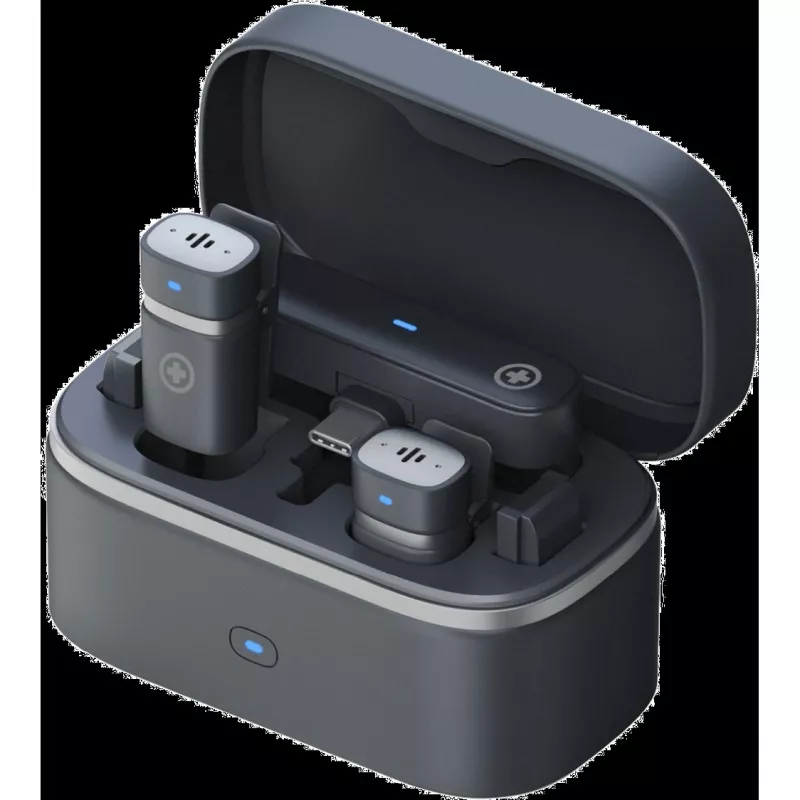 Wireless microphone kit Plusonic PS-TDS9 with USB-C, Lightning and 3.5mm connectors