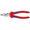 08 22 185, needle nose pliers, 1.3 cm, 61 HRC, blue, red, 55 mm, 185 mm