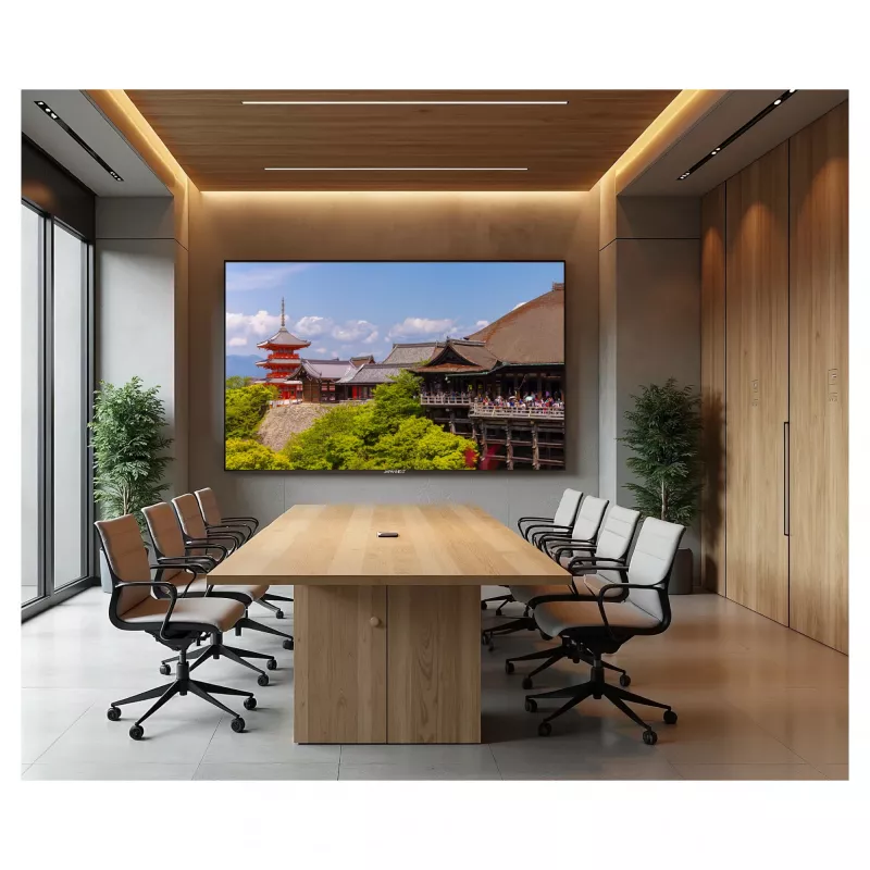 164,0cm/65 (3840x2160) JAPANNEXT JN-IPS650UHD60F 16:9 IPS 60Hz HDMI USB WLAN Speaker Black