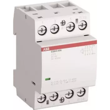 ABB ESB40-40N-06 Installation Contactor 4 NO/0 NC, 230 V AC/DC (1SAE341111R0640)