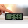 BLAUPUNKT electronic accessory CL04BK — black compact clock with thermometer, wetness indicator, calendar, alarm, snooze, AAA battery