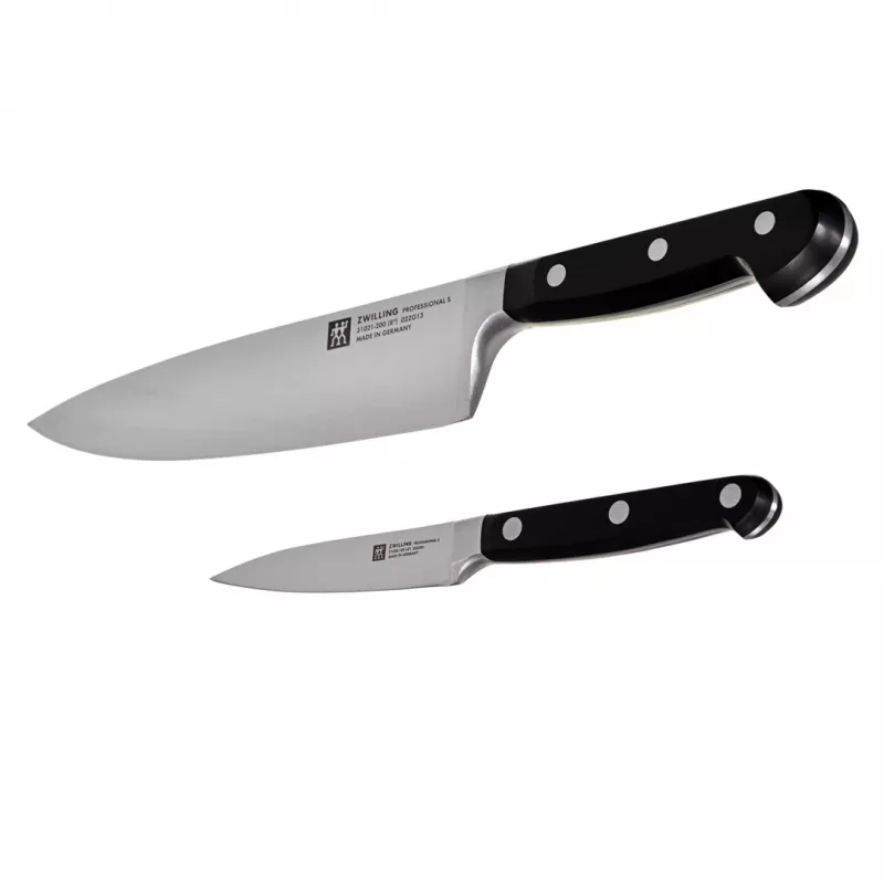 Domestic knife ZWILLING 35645-000-0, stainless steel blade, black handle, 420×95 mm