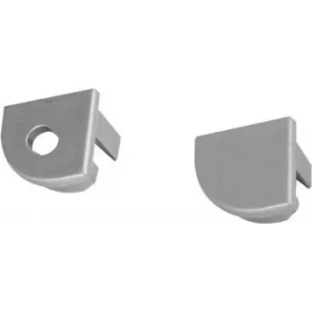 End Caps for Corner Profile EUROLITE 51210877, silver finish