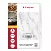 Kitchen scale Beper P102BIL004 - digital, 5 kg, 1 g, white marble