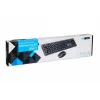 IBOX Desktop Kit Pro wireless keyboard and mouse, QWERTY full-size 104 keys, 2.4 GHz, 1200 DPI, black