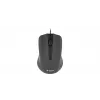USB wired mouse, 3 buttons, rubberized surface, 1000DPI