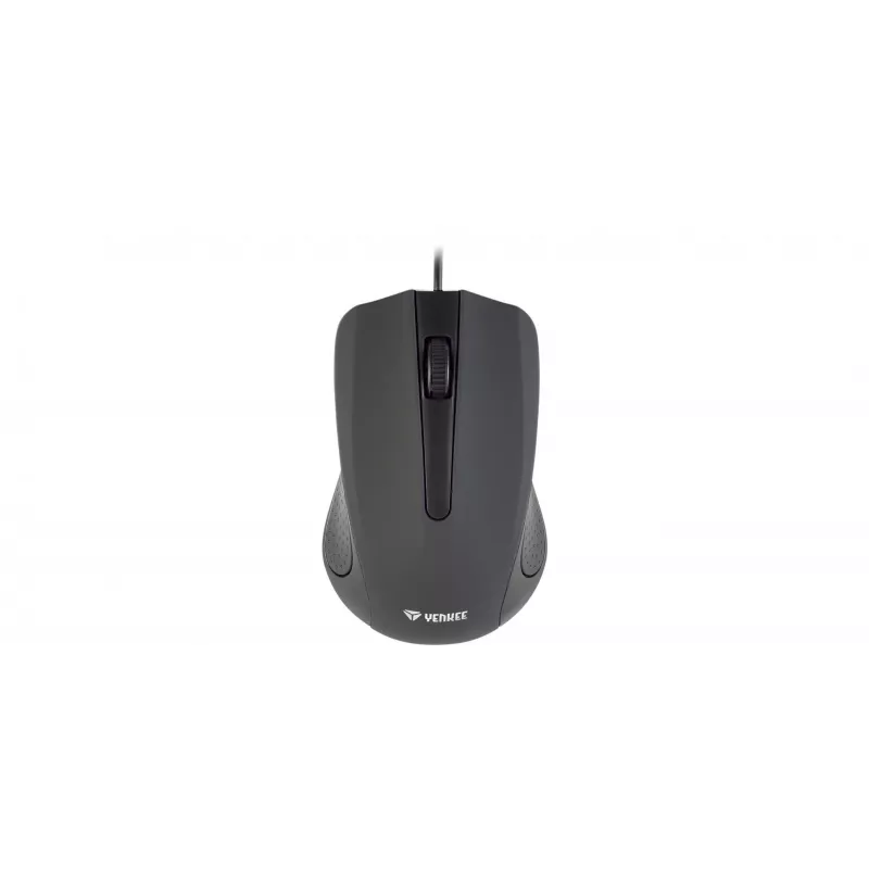 USB wired mouse, 3 buttons, rubberized surface, 1000DPI