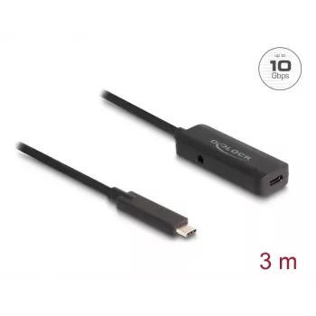 USB Cable DeLOCK 80027 3m USB C Black