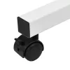 Maclean mobile desk/laptop stand, white, height adjustment 59-89cm, max. 30kg , MC-121 W