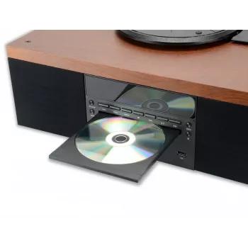 Turntable AKAI ATT-14BT with Bluetooth, belt-drive, built-in phono preamp, USB output