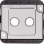Merten 294660 Wall Plate/Switch Cover Silver (294660)