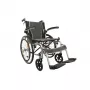 ANTAR AT52311 Aluminium Lightweight Foldable Wheelchair, Seat Width 46 cm, Max User Weight 115 kg