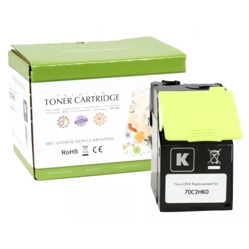 Compatible Static-Control Lexmark 702HK (70C2HK0) Black, 4000 p.