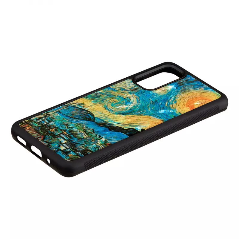Protective phone case iKins for Samsung Galaxy S20 — black starry night design