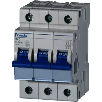 DOEPKE Circuit Breaker B16A DLS-6H-B16-3-6-KA 6kA 3-pin 400V B Curve DLS-6H-B16-3-6-KA (09914113)