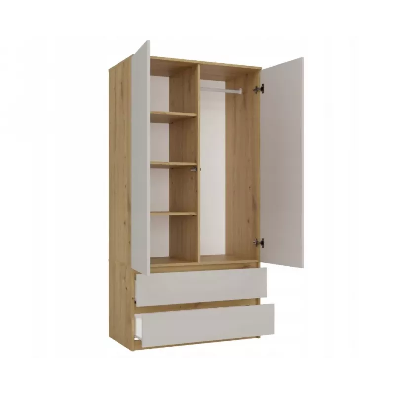 MALWA SS-90 wardrobe Artisan oak/cashmere