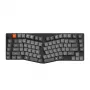 Mechanical wireless keyboard Keychron K15M-A1 — black with RGB backlight, mechanical switches, wireless connectivity