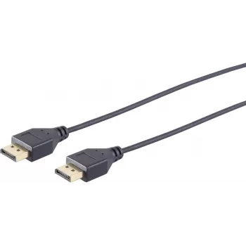 DisplayPort cable S/CONN 10-49045 3 m Black