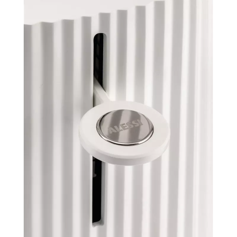 Alessi Toaster Pleated White