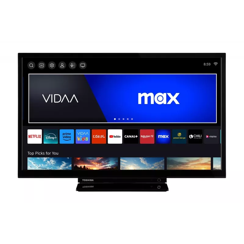 Television Toshiba 24WV3F63DG 24 inch LED Display HD Resolution