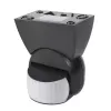 Passive infrared (PIR) motion detector MACLEAN MCE201B — wired wall sensor, 12 m range, black