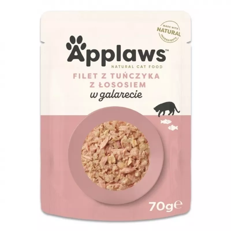 Applaws Tuna and Salmon in Jelly Wet Cat Food, 70 g