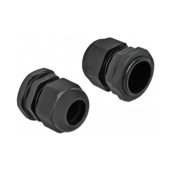 Cable Gland DeLOCK 60222 Black Plastic 10 pc(s)