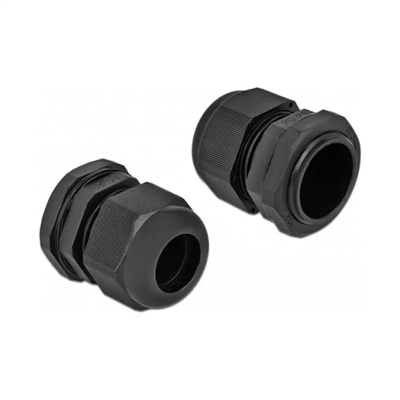 Cable Gland DeLOCK 60222 Black Plastic 10 pc(s)