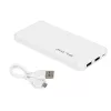 Blow PB10A power bank 10000 mAh, 2x USB (1A + 2.1A), micro USB input, Li-Po, white