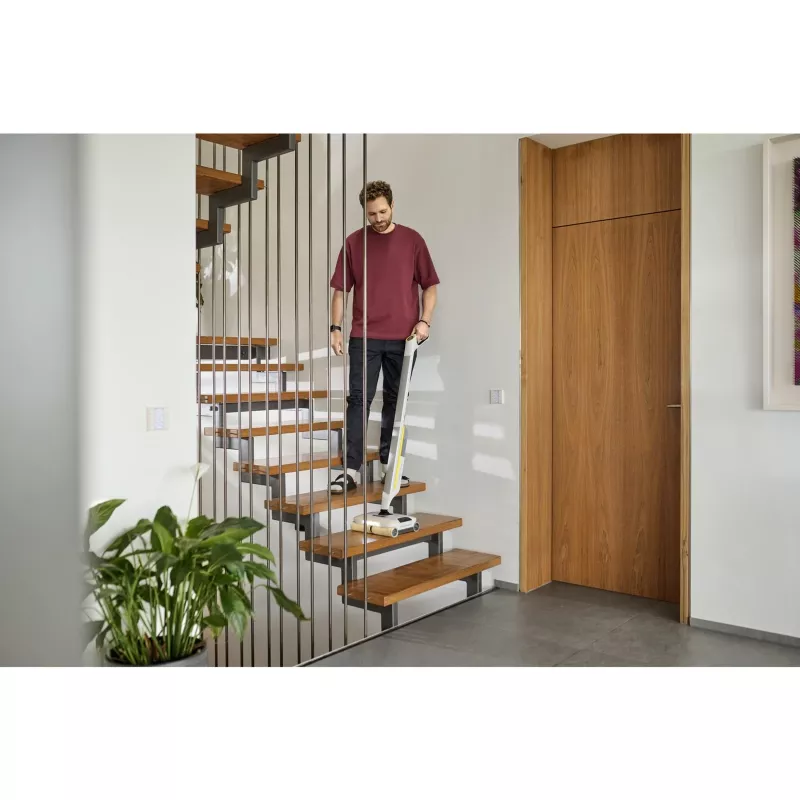Electric broom Kärcher FC 8 Smart Signature Line Battery Wet Bagless Silver White Yellow