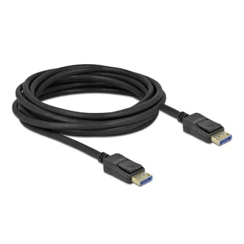 Delock - DisplayPort-Cable - DisplayPort (M) to DisplayPort (M) - DisplayPort 2,0 - 2,0m - Supports 10K 60 Hz (10,240 x 4320) - Black (80262)